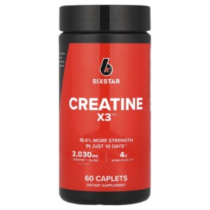 CREATINE X3 COMPRIMÉS SIX STAR BOÎTE DE 60